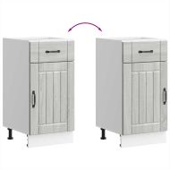 Кухненски шкаф Lucca, сив сонома, инженерна дървесина