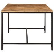 Трапезна маса, 200x100x75 см, грубо мангово дърво масив