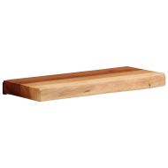 Стенни рафтове, 2 бр, 40x20x3,5 см, акациево дърво масив