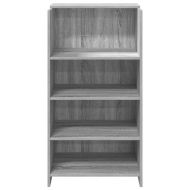 Приемно бюро, сив сонома, 55x50x103,5 см, инженерно дърво