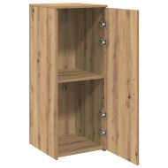 Шкаф за съхранение, Дъб артизан, 40x45x103,5cm, инженерно дърво
