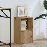 Библиотека, дъб артизан, 31x24x52 см, инженерно дърво
