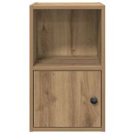 Библиотека, дъб артизан, 31x24x52 см, инженерно дърво