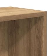 Библиотека, дъб артизан, 31x24x52 см, инженерно дърво