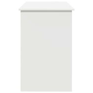 Бюро, бяло, 102x50x75 см, инженерно дърво