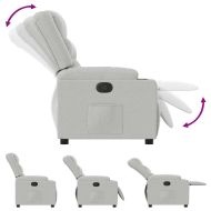 Recliner Chair Cloud Grey Fabric