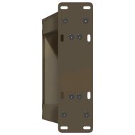 Крака за масичка за кафе, U-образни, 2 бр., естествена стомана, 30 x (30-31) см, стомана