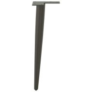 Крака за масичка за кафе, конична форма, 4 бр., антрацит, 30-31 см, стомана