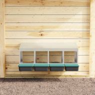 Кутия за пилета с 4 отделения, за стенен монтаж, поцинкована стомана