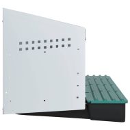 Кутия за пилета с 4 отделения, за стенен монтаж, поцинкована стомана