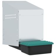 Кутия за пилета с 1 отделение, за стенен монтаж, поцинкована стомана