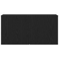 ТВ шкаф, черен дъб, 80x30x41 см, инженерно дърво