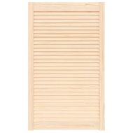 Врата за шкаф с решетен дизайн 99,3x59,4 см борово дърво масив