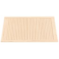 Врата за шкаф с решетен дизайн 99,3x59,4 см борово дърво масив