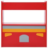 Детски комплект маса и столове 3 части дизайн на пожарна дърво