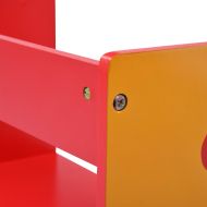 Детски комплект маса и столове 3 части дизайн на пожарна дърво