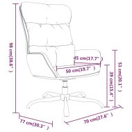 Релакс стол, тъмносив, текстил