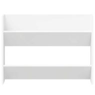 Стенни шкафове за обувки, 2 бр, бели, 80x18x60 см, ПДЧ