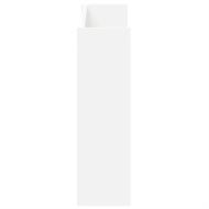 Стенни шкафове за обувки, 2 бр, бели, 80x18x60 см, ПДЧ