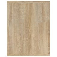 Етажерка за обувки, дъб сонома, 75x35x45 см, инженерно дърво