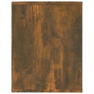 Шкаф за обувки, опушен дъб, 75x35x45 см, инженерно дърво