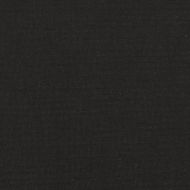 Релаксиращ стол с табуретка, черен, изкуствена кожа и плат