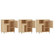 Сайдборди, 3 бр, сонома дъб,инженерно дърво