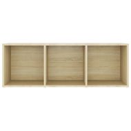 ТВ шкаф, дъб сонома, 107x35x37 см, инженерно дърво