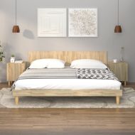 Нощно шкафче, дъб сонома, инженерно дърво