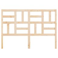 Горна табла за легло, 146x4x104 см, бор масив