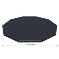 Bestway Покривало за басейн Flowclear, 305 см