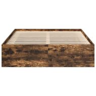 Рамка за легло, опушен дъб, 120x190 см, Small Double