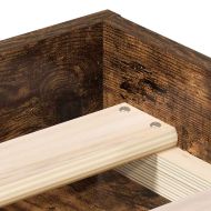 Рамка за легло, опушен дъб, 120x190 см, Small Double