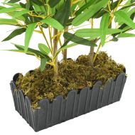 Изкуствено бамбуково дърво 500 листа 80 см зелено