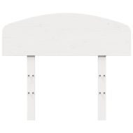 Горна табла, бяла, 90 см, масивно дърво бор