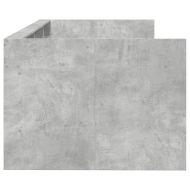 Дневно легло с чекмеджета, без матрак, бетонно сив, 100x200 см