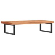 Стенен рафт за мивка, стомана и масивно дърво бук