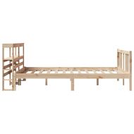 Рамка за легло с табла, 120х200 см, бор масив