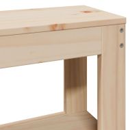 Рамка за легло без матрак 200x200 см масивна чамова дървесина