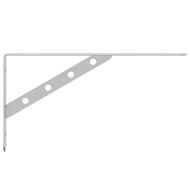 Скоби за рафт 4 бр 30x2,5x15,5 см сребрист неръждаема стомана