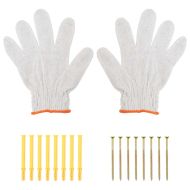 Скоби за рафт 4 бр 30x2,5x15,5 см сребрист неръждаема стомана