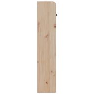 Горна табла с място за съхранение, 180 см, масивно дърво бор