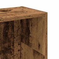 Библиотека, старо дърво, 80x24x109 см, инженерно дърво