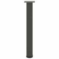 Крака за конзолна маса, 4 бр., антрацит, 72-74 см, стомана