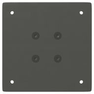 Крака за конзолна маса, 4 бр., антрацит, 72-74 см, стомана