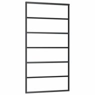 Плъзгаща се врата с механизъм 102x205 см ESG стъкло и алуминий