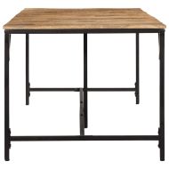 Трапезна маса, 220x90x75 cм, мангово грубо дърво масив