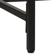 Трапезна маса, 220x90x75 cм, мангово грубо дърво масив