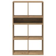 Библиотека, дъб артизан, 66x31x112 см, инженерно дърво