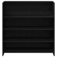 Рецепционно бюро, черен дъб, 100x50x103,5 см, инженерно дърво